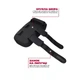 Пади для тайського боксу RDX T15 Noir Thai Pad Black (1 шт.) - зображення 7