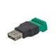 Роз'єм USB під затискач (female) - изображение 1