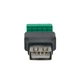 Роз'єм USB під затискач (female) - изображение 3