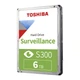 Жорсткий диск 6TB TOSHIBA S300 HDWT860UZSVA для відеоспостереження (175550) - зображення 1