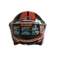 Мотошолом відкритий Beon B-108A ABS SUPER SPORT SHINY BLACK/ORANGE (глянець чорний/помаранчевий), розмір XXL (298677) - зображення 2