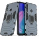 Чехол Iron Ring для Huawei P40 Lite E бампер противоударный с подставкой Dark-Blue - изображение 1