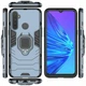 Чехол Iron Ring для Realme C3 бампер противоударный с подставкой Dark-Blue - изображение 5