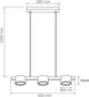 Люстра Goldlux 327321 Mirella GX53 3x6W IP20 - изображение 7