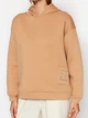 Худи оверсайз женское Trendyol TWOAW23SW00430 S Beige (8683047454153) - изображение 4