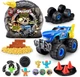 Ігровий набір Smashers Monster Wheels Dino Truck Діно Монстер трак синій - зображення 1