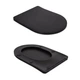 Унитаз напольный Qtap Robin Ultra Quiet безободковый с сиденьем Soft-Close MATT BLACK QT13226083AMB - изображение 8