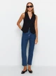 Джинсы Slim Fit женские Trendyol TWOAW24JE00097 36 Dark Blue (8683048985380) - изображение 4