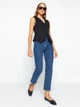 Джинсы Slim Fit женские Trendyol TWOAW24JE00097 36 Dark Blue (8683048985380) - изображение 5