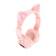 Наушники Borofone Cat ear BT headphones BO18 розовые - изображение 1