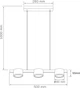 Люстра Goldlux 328069 Mirella GX53 3x6W IP20 - изображение 3