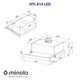Телескопічна витяжка Minola HTL 614 I LED - зображення 10