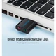 Звуковая плата Vention Audio USB 2х3,5mm jack Metal (VAB-S17-B) - изображение 2