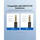 Звуковая карта USB AUX jack, TRRS Metal (OMTP-CTIA) Vention серая - изображение 3