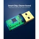Звуковая карта USB AUX jack, TRRS Metal (OMTP-CTIA) Vention серая - изображение 7