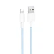 Дата кабель Borofone BX117 Source USB to Lightning 2.4A (1m) Blue - зображення 1