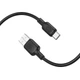 Дата кабель Borofone BX113 Lenny USB to Type-C 3A (2m) Black - зображення 4