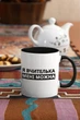 Кружка с принтом "Я Учительница мне можно" на подарок для учительницы, подруги керамическая 330 мл белая с черной ручкой - изображение 2