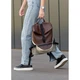 Жіночий рюкзак Sambag ReneDouble шоколадний - изображение 9