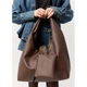 Жіноча сумка Sambag HOBO L шоколадна - изображение 9