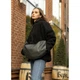 Жіноча сумка Sambag HOBO Bag-glove графітова - зображення 2