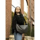 Жіноча сумка Sambag HOBO Bag-glove графітова - зображення 6