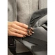 Велика жіноча поясна сумка бананка Sambag DynamicDart графітова - зображення 6