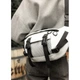 Велика жіноча поясна сумка бананка Sambag DynamicDart біла - изображение 4