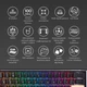 Клавиатура Ducky One 3 Mini Cherry mx Silent Black (dkon2161st-suapxclawsc1) - зображення 8