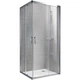 Кабіна для душу KOLLER POOL прямокутна дводверна без піддону Grace 120x80x190см прозорий вітраж 6 мм профіль хром G12080SC - зображення 1