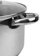 Кастрюля индукционная Ofenbach Casserole из нержавеющей стали 5.5л со стеклянной крышкой (NB-100527) - изображение 4