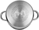 Кастрюля индукционная Ofenbach Casserole из нержавеющей стали 3л со стеклянной крышкой - изображение 6