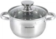 Каструля Ofenbach Casserole з нержавіючої сталі 1700мл зі скляною кришкою - изображение 1