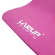 Килимок (мат) LiveUp NBR MAT для йоги та фітнесу 180x60x1,2 см Рожевий - зображення 2