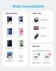 Кабель 322 USB-C to Lightning - 0.9m Nylon White Anker (teh0022028) - изображение 3