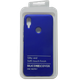 Чехол для Realme XT Soft Silicone Logo Series синий - изображение 1