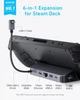 Док-станция Anker для Steam Deck/ROG Ally/Legion Go Dock, 6-в-1 HDMI 4K@60Hz, Gigabit Ethernet, USB-A и 100 Вт USB-C - изображение 2