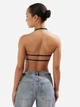 Бюстгальтер без косточек Trendyol THMSS25SU00004 XL Черный (8683050727596) - изображение 3