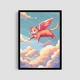 Постер Roomy "Flying Cat" Без рамки A4 (29.7x21 cm) - зображення 1
