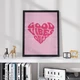 Постер Roomy "Good Vibes Pink" Без рамки A4 (29.7x21 cm) - изображение 3