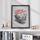 Постер Roomy "Santa Sled" Белая рамка с антибликовым стеклом A3 (42x29.7 cm) - изображение 3