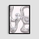 Постер Roomy "Silver Abstract" Без рамки A4 (29.7x21 cm) - зображення 1