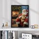 Постер Roomy "Cozy With Santa" Черная рамка с антибликовым стеклом A1 (84.1x59.4 cm.) - изображение 3