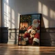 Постер Roomy "Cozy With Santa" Черная рамка с антибликовым стеклом A1 (84.1x59.4 cm.) - изображение 4