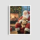 Постер Roomy "Cozy With Santa" Черная рамка с антибликовым стеклом A1 (84.1x59.4 cm.) - изображение 5