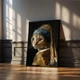 Постер Roomy "Pearl Earring Cat" Без рамки A4 (29.7x21 cm) - зображення 4