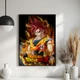 Постер Roomy "Dragon Ball Super Goku" Біла рамка з антибліковим склом A1 (84.1x59.4 cm.) - зображення 2