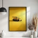 Постер Roomy "Yellow Beast" Белая рамка с глянцевым стеклом A4 (29.7x21 cm) - изображение 4