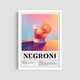 Постер Roomy "Negroni" Біла рамка з глянцевим склом A4 (29.7x21 cm) - зображення 2