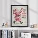 Постер Roomy "Santa Walk" Черная рамка с глянцевым стеклом A4 (29.7x21 cm) - изображение 3